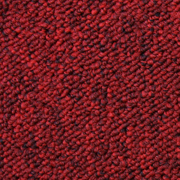 40 x Carpet Tiles 10m2 - Scarlet Red