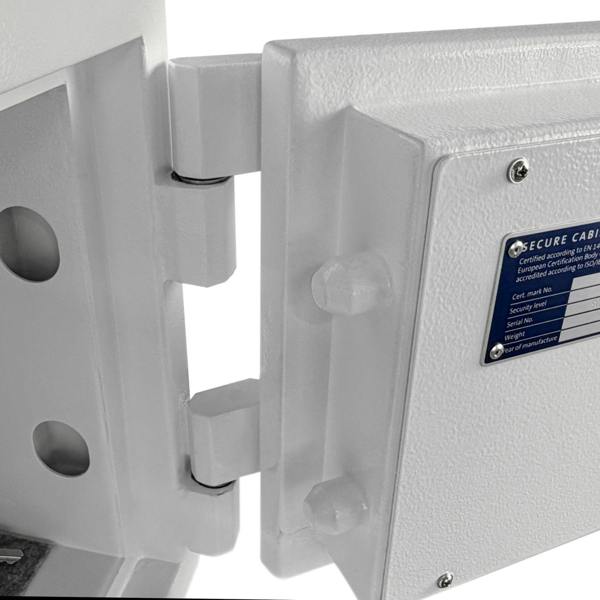 Phoenix Safe Phoenix Fortress SS1452K Security Safe in Scratch-resistant White Paint with Double-Bitted Key Lock