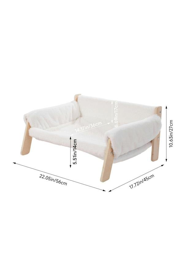 Living and Home Soft and Comfortable Wooden Frame Pet Sofa