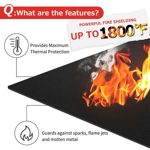 Nicoman Welding Blanket Fireproof Mat
