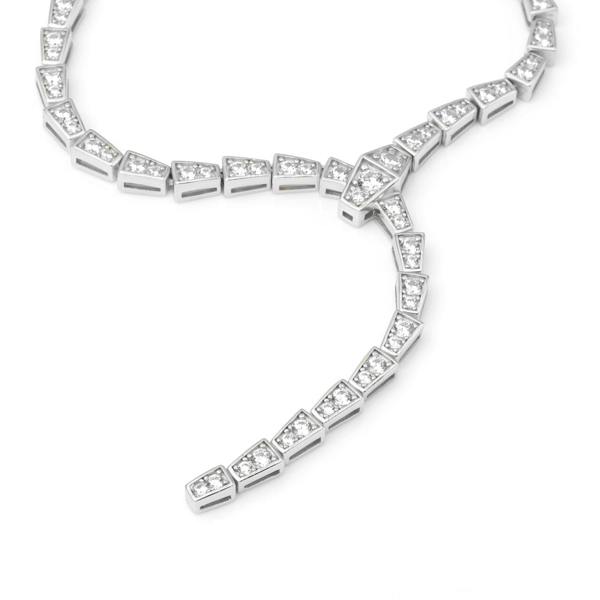 Say It With Snake Necklace - Silver