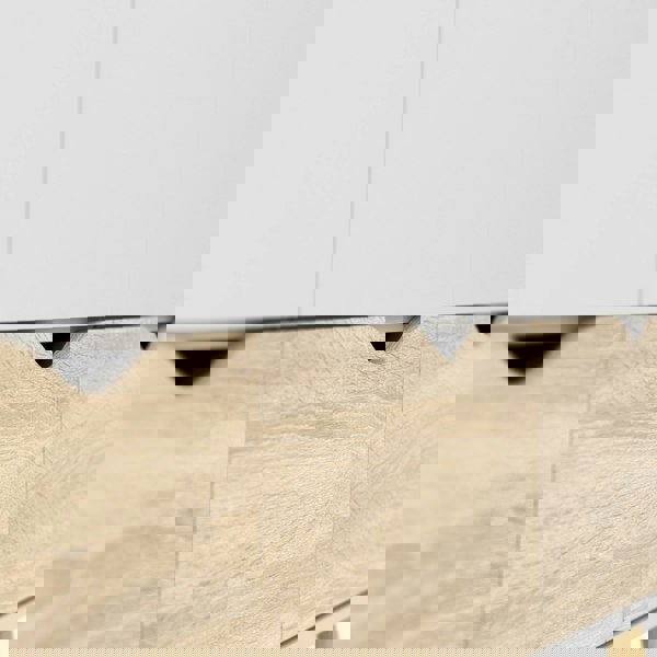 Furniture To Go Oslo Wardrobe 3 Doors 3 Drawers in White and Oak