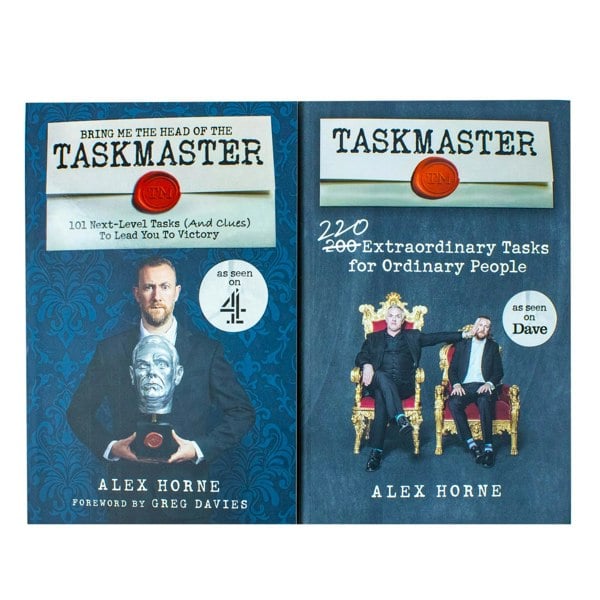 Taskmaster Collection 2 Books Set (Taskmaster, Bring Me The Head Of The Taskmaster) by Alex Horne