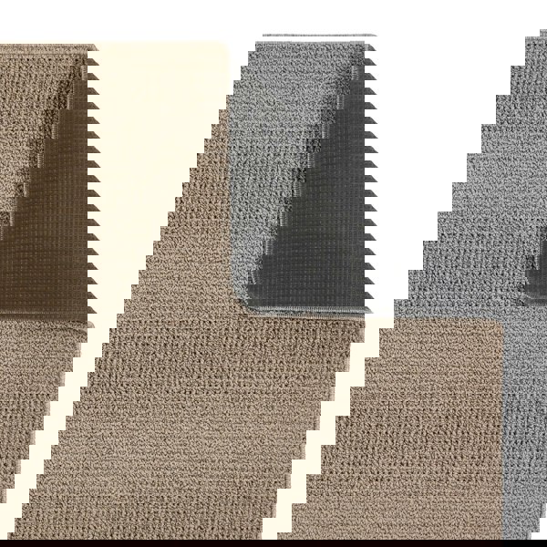 My Mat Sculptured Washable Waffle Texture Mink