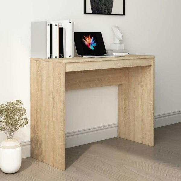 Berkfield Desk Sonoma Oak 90x40x72 cm Engineered Wood