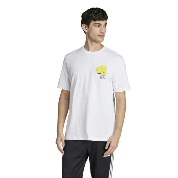 Adidas Mens Regular Tennis T-Shirt - White - 