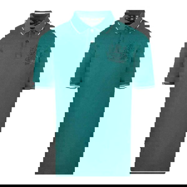 Aquascutum Unisex Adult Aldis Crest Polo Shirt - Green