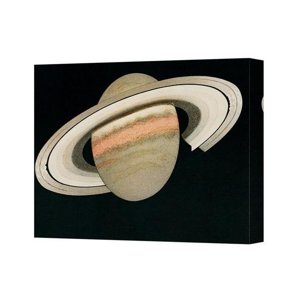 Benjamin Tate Design Saturn Planet Ring Canvas Print Wall Art For Modern Home Decor