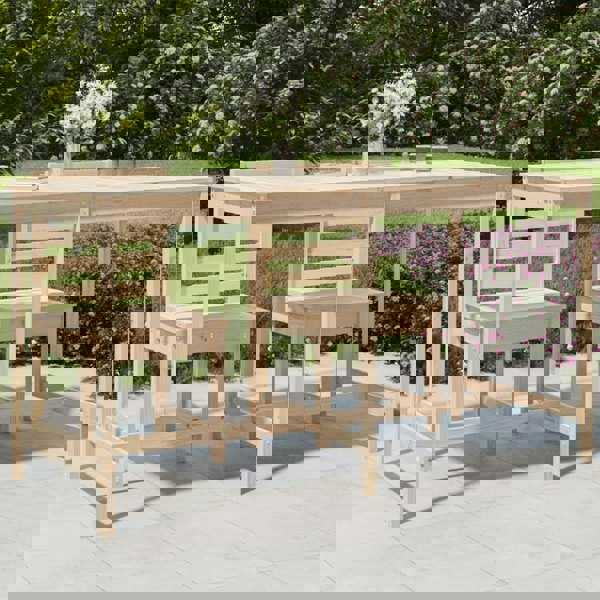 Berkfield Garden Table 203.5x90x110 cm Solid Wood Pine
