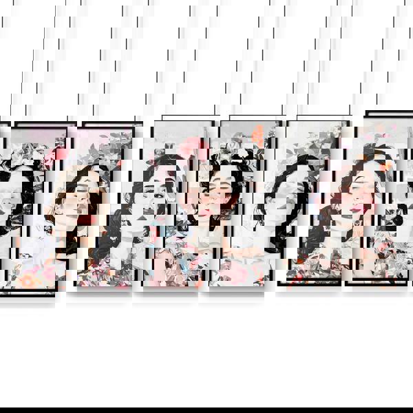 Living Room Art Paintings | Set of 3 Boho Women Wall art Prints