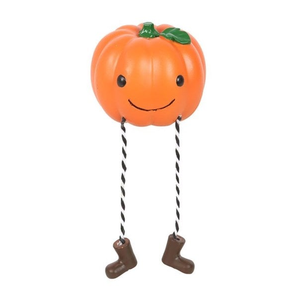 Serano Cute Smiling Pumpkin Shelf Sitter Ornament