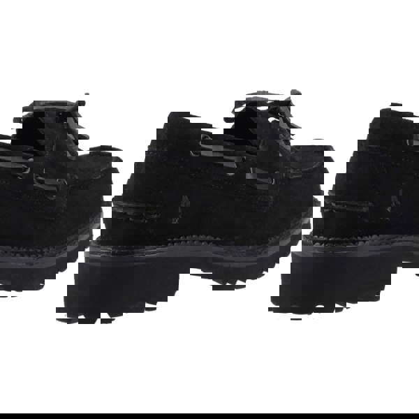 Hush Puppies Geri Suede Women's Black Loafers