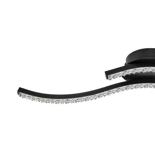 COSYLYTE Kenworth 2 Light Integrated LED Wavy Ceiling Light