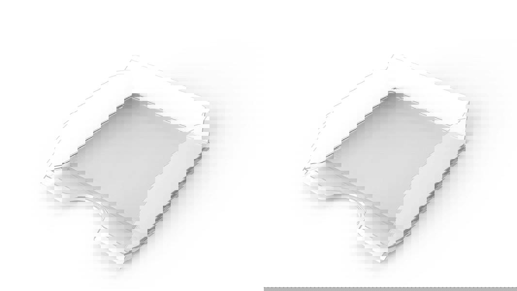 Durable Stackable Letter Tray | Document Paper File | 6 Pack | A4+ Clear