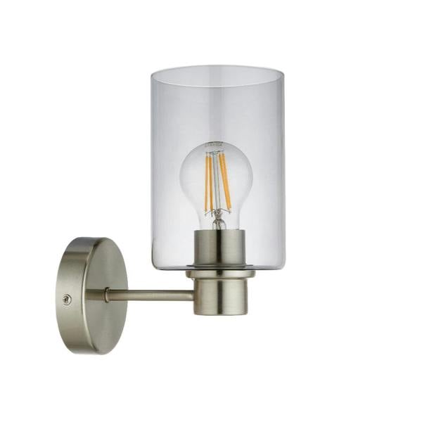 Pagazzi Lighting Kingsholm Brushed Satin Nickel Wall Light