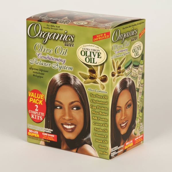 Africa's Best Organic Olive Oil Relaxer Value Kit Super