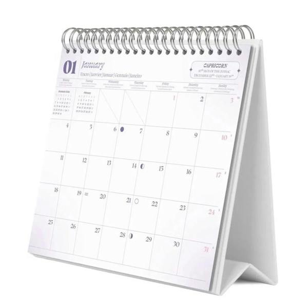 Astral Easel Desk Calendar 2027, Desk Calendars, Month To View, Lifestyle, Gift