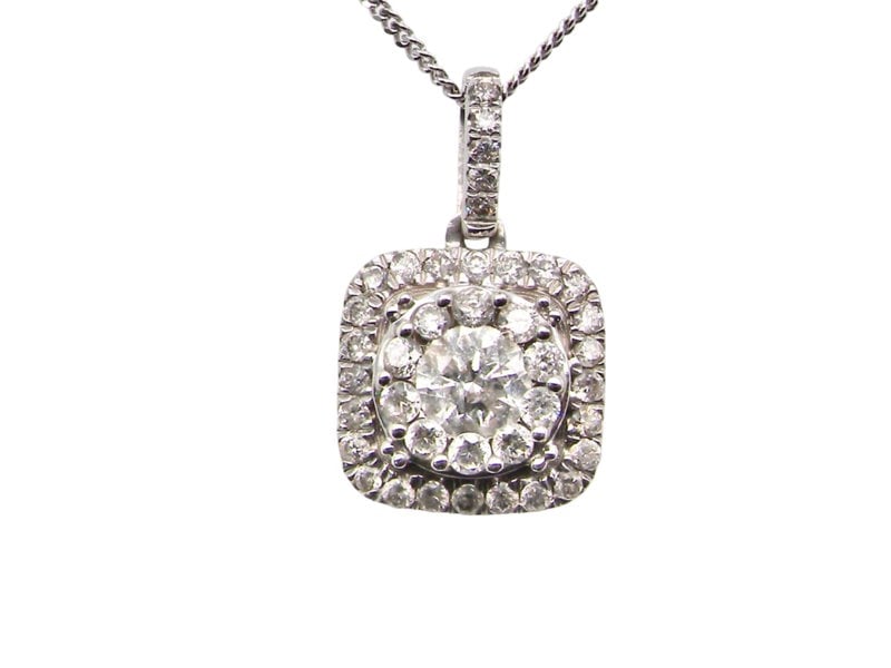 Vintage Tom A white gold Diamond Pendant