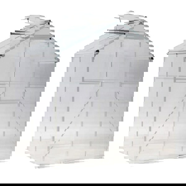 Aluminium Hobby Greenhouse with Window Opening With Base/Without Base Greenhouses Living and Home