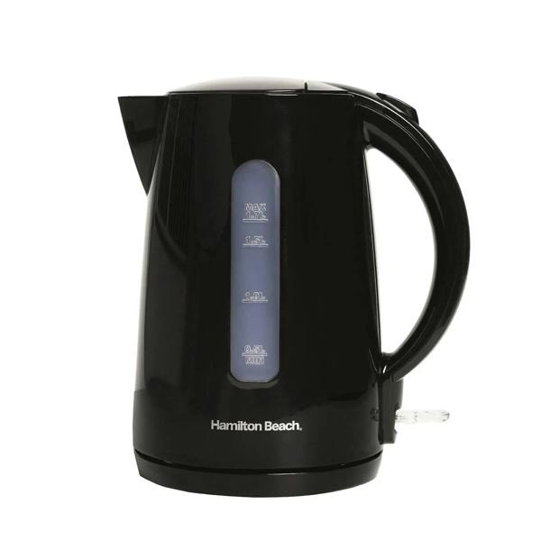 Hamilton Beach Essentials 1.7L Rapid Boil Kettle - Black - Hamilton Beach UK