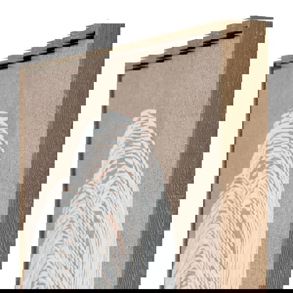 Hill Interiors Lunora Line Art Framed Canvas Print - Brown/White - 