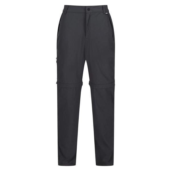 Regatta Mens Travel Light Zip-Off Trousers - Ash