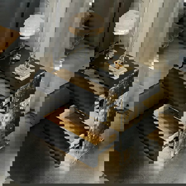 Rit Concept Figueroa Bedside Table With Storage & Light Strip