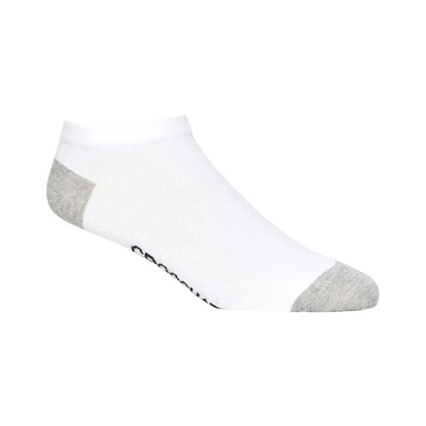 Crosshatch Mens Vitalwhite Trainer Socks (Pack of 5) - White