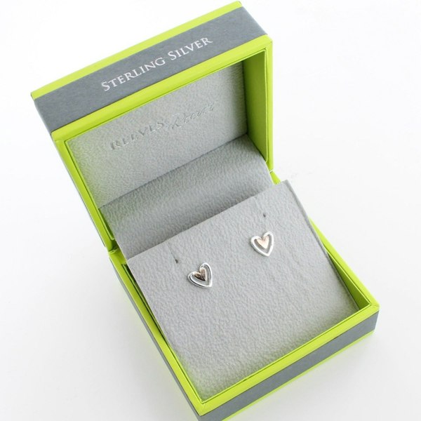 True Love Sterling Silver Heart Earrings - Reeves & Reeves