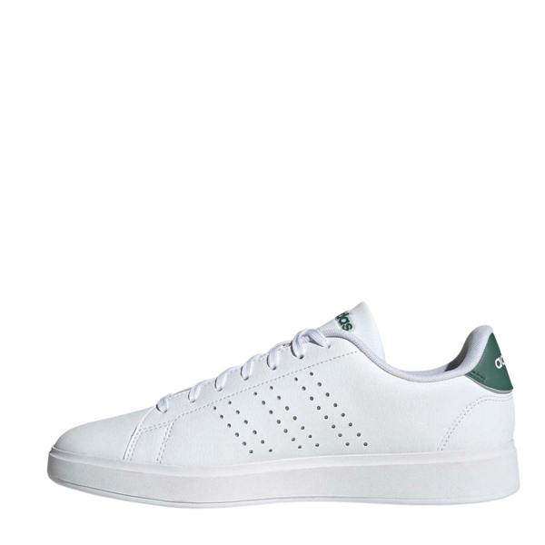 Adidas Mens Advantage Perforated Trainers - White/Green - 