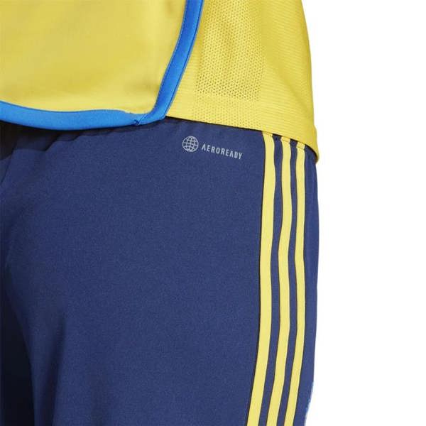Adidas Womens/Ladies Team Sweden FA Sport Football Shorts - Team Navy Blue - 