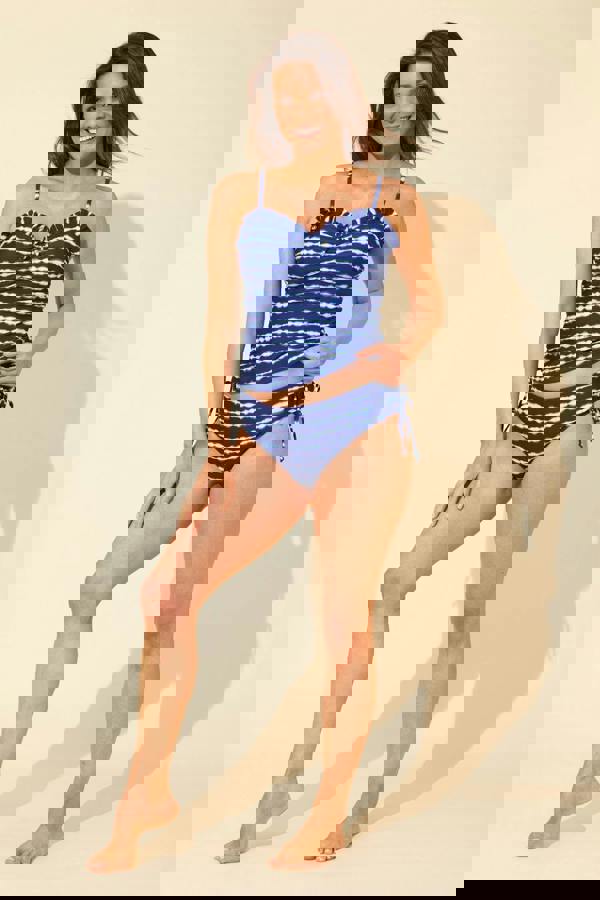 Tie Dye High Leg Bikini Brief