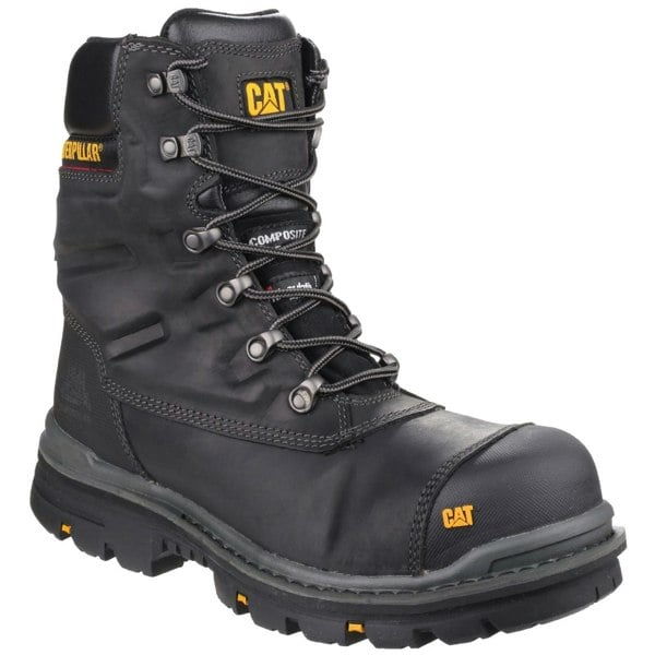 Caterpillar Premier Waterproof Safety Mens Boots - Black