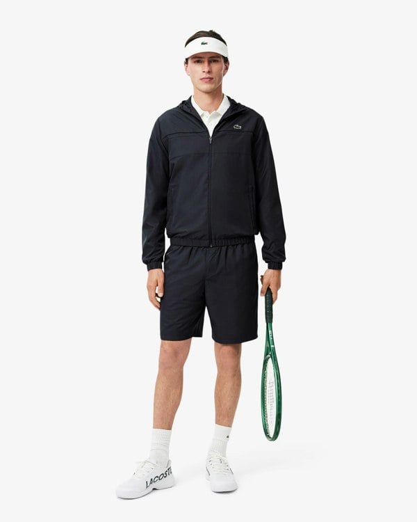 Lacoste Mens Zipped Training Jacket - Graphite/Graphite RT3