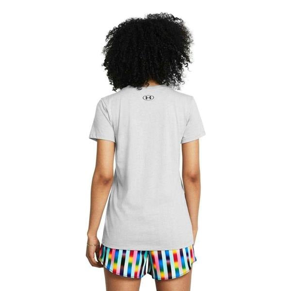 Under Armour Womens/Ladies Pride Embroidered Crew Neck T-Shirt - Grey - 
