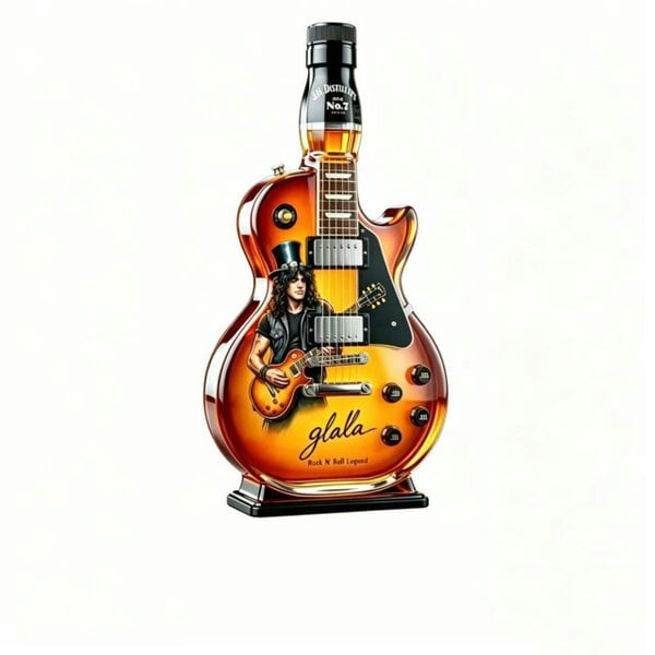 Obasyhig Rock Guitar Whisky Bottle