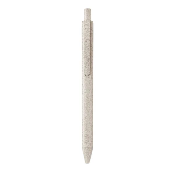 MidOcean Pecas Wheat Straw Ballpoint Pen - Beige - 