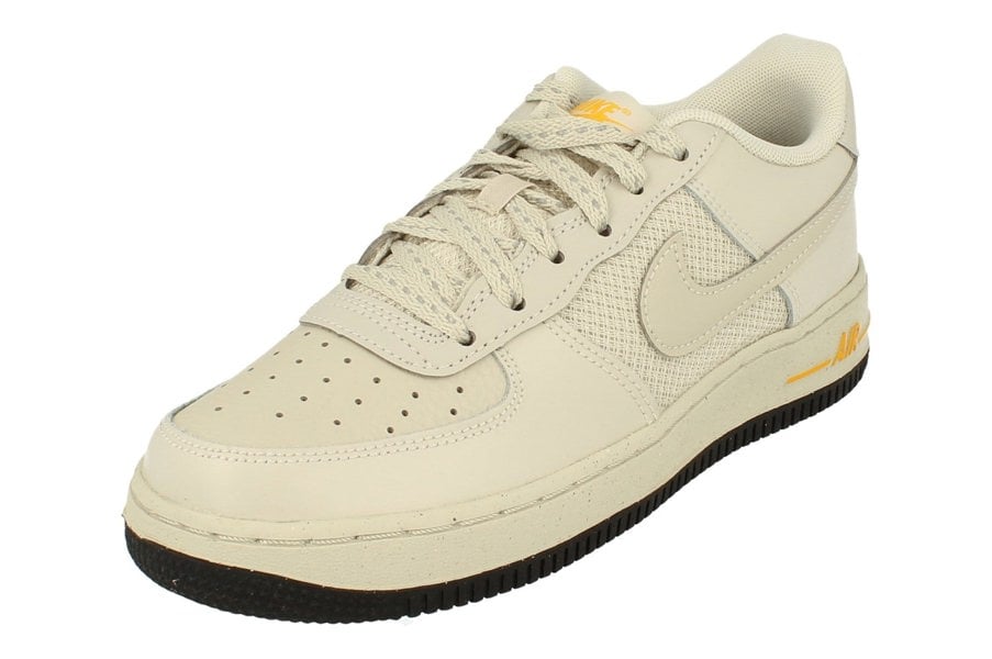 Nike Air Force 1 GS Trainers Dq1102  001 - Light Bone 001 - Photo 0