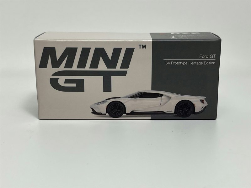 Mini GT Ford GT 1964 Prototype Heritage Edition LHD White 1:64 Mini GT MGT00622L