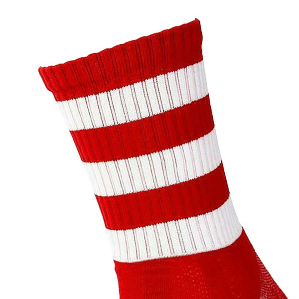 Precision Unisex Adult Pro Hooped Football Socks - Red/White