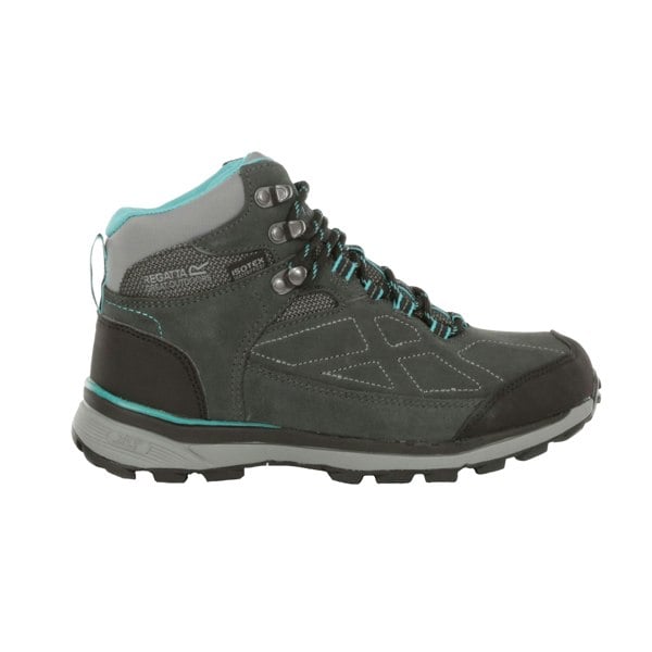 Regatta Womens/Ladies Samaris Suede Walking Boots - Briar/Atlantis Blue