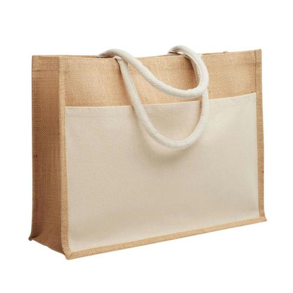 MidOcean Baga Jute Shopper Bag - Beige - 