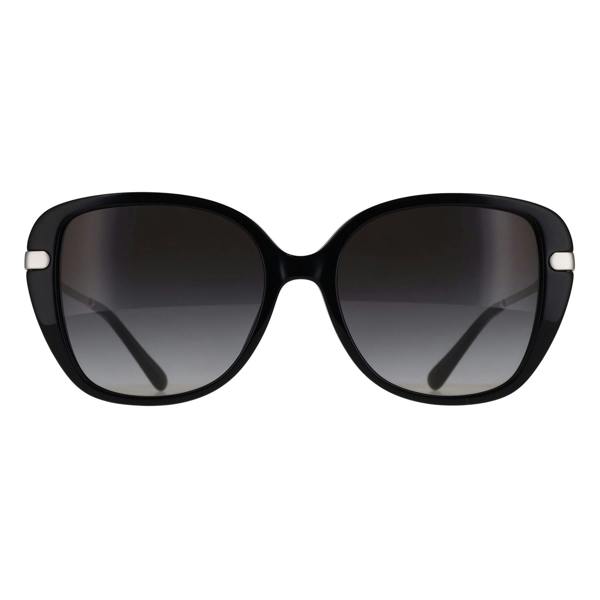 Michael Kors Sunglasses MK2185BU Flatiron 30058G Shiny Black Dark Grey Gradient