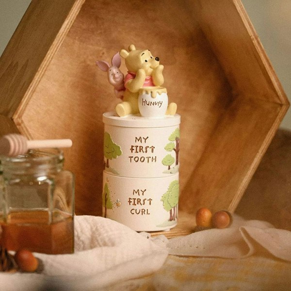 T. H. Baker Disney Winnie The Pooh Tooth And Curl Trinket Box Set DI2068