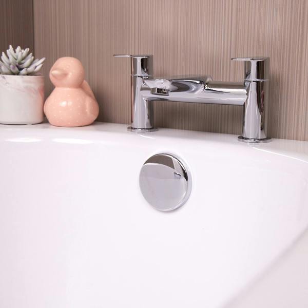Flode Halleberg Bath Filler - Polished Chrome Finish