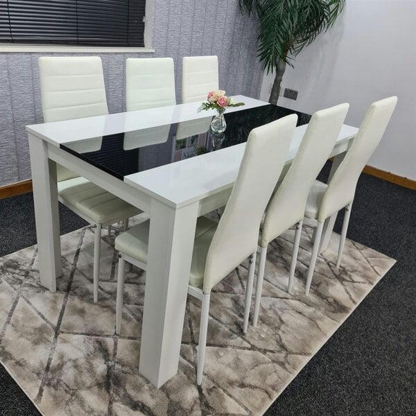 Kosy Koala Dining Table Set with 6 Chairs Dining Room and Kitchen table set of 6