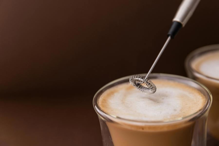 La Cafetière Handheld Coffee Frother, Stainless Steel