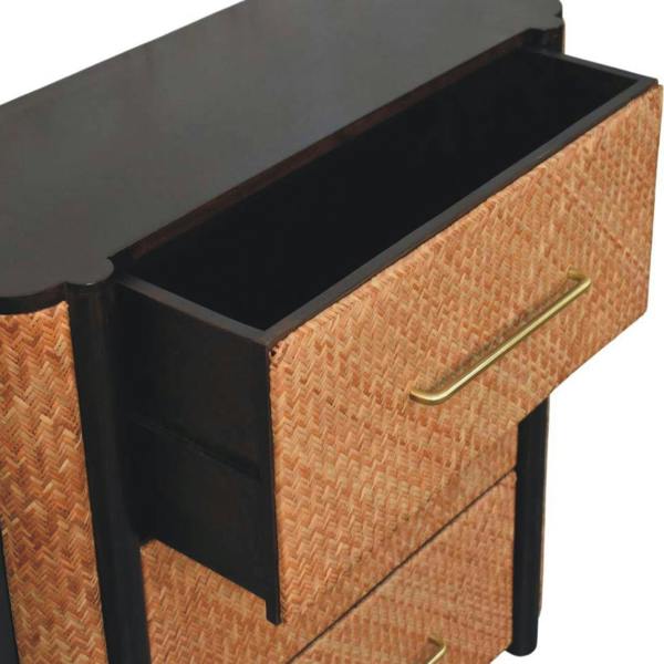 Artisan Furniture Solid Wood Havana Weave 3 Drawer Chest