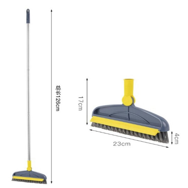 Dyzi 2 in 1 Corner Cleaning Brush and Wiper Angled Cleaning Tool
