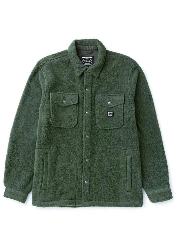 Vissla Peaks Sherpa Woven Shirt - vintage green - L